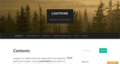 Desktop Screenshot of lostpine.com